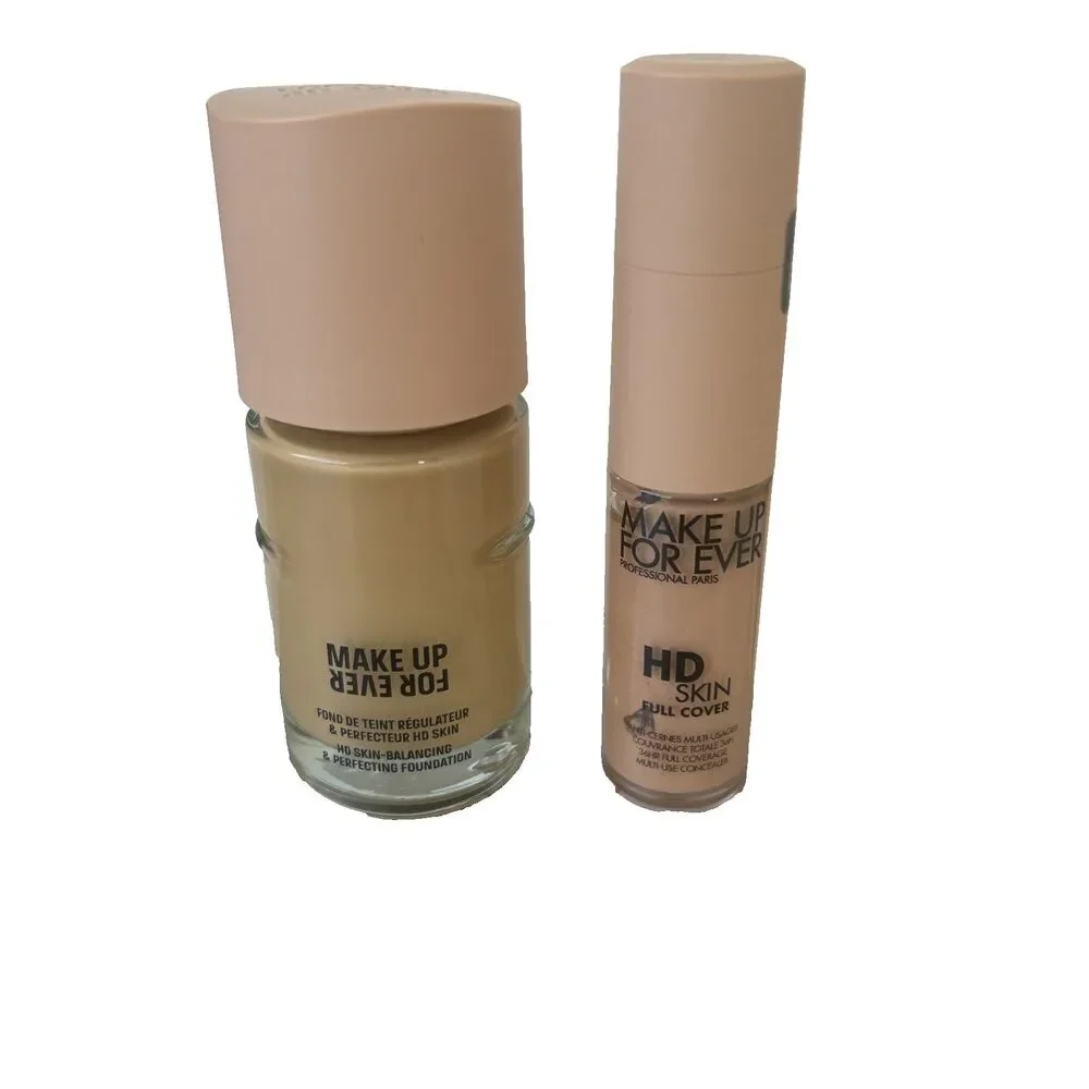 Make Up For Ever HD Skin Makeup Set- Foundation 232WO & Concealer 2N34 NEW